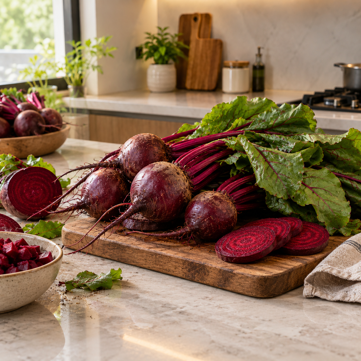 Beetroot prepared for commercial supply